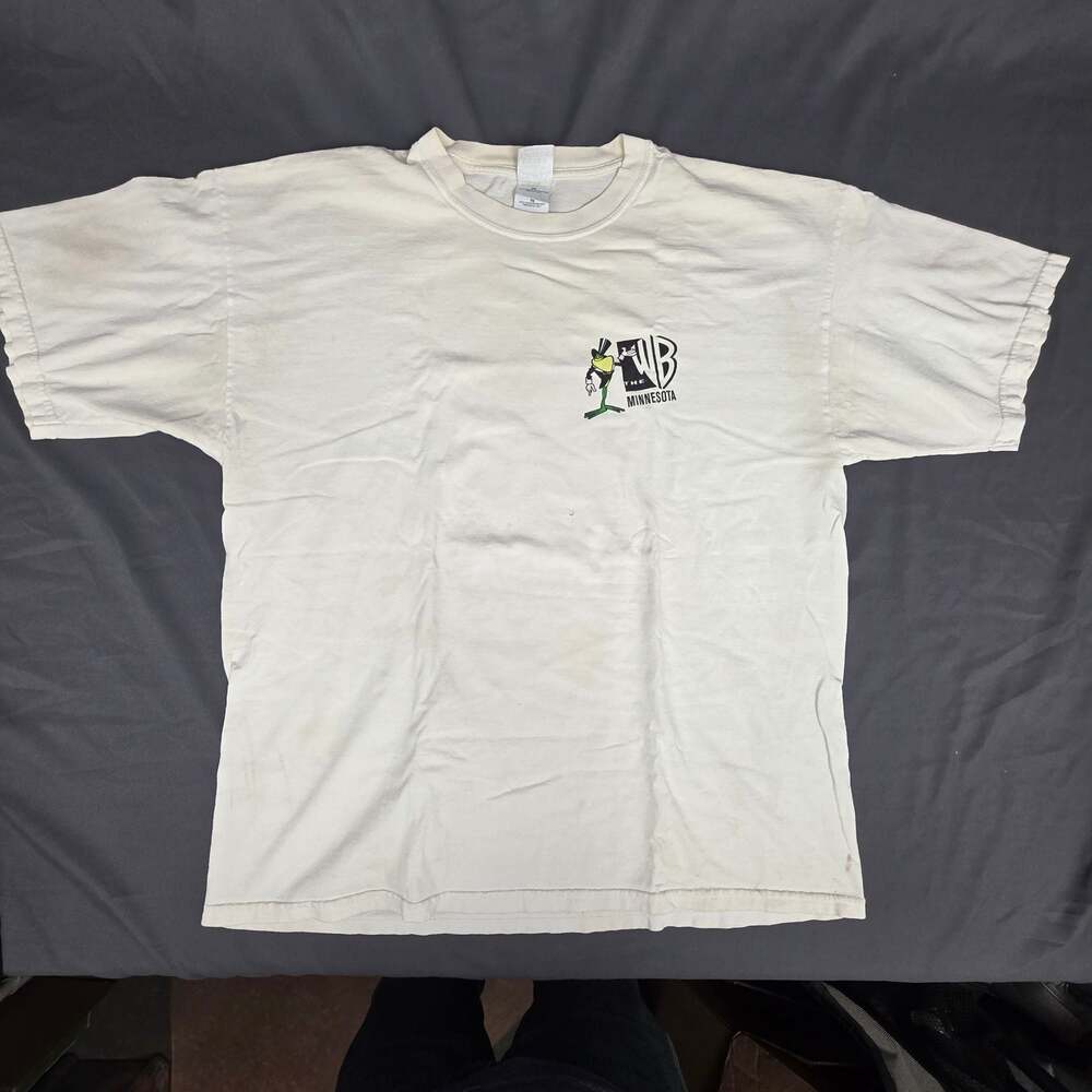 Vintage 90s The WB Minnesota Michigan J. Frog Warner Bros Promo T-Shirt XL